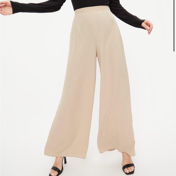 Dorothy Perkins Pants - Dorthy Perkins Palazzo Pants Trousers wide leg camel tan medium US 6